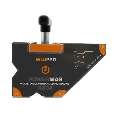 WLDPRO POWERMAG X30A Multivinkel Svejsemagnet med on/off funktion (245N/25kg)